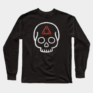 Predator Triangle Targeting - skull Long Sleeve T-Shirt